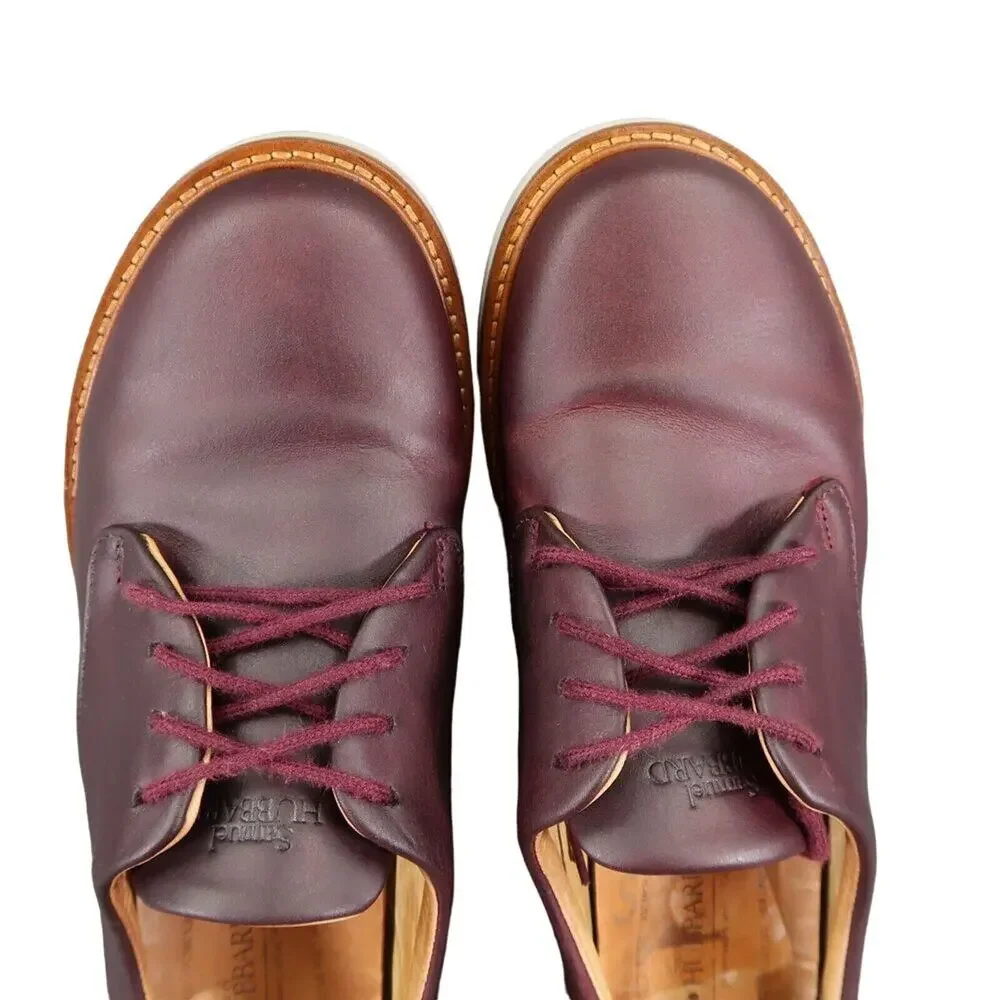 Samuel Hubbard Shoes Women 7 Sneaker Oxford Derby Leather Comfort Lifestyle Plum